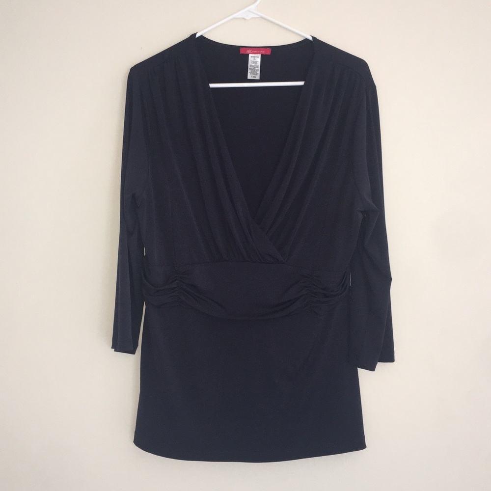 Anne Klein Black Blouse